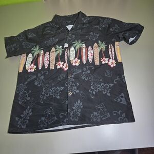 Year In Year Out Hawaiian Aloha Surfboards Shirt XL Tropical Beach